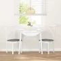 Sillas de comedor con cojines 2uds madera maciza blanco caucho von , Essstühle - Ref: Foro24-4102405, Preis: 114,96 €, Rabatt: %