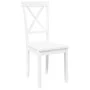Sillas de comedor 2 unidades madera maciza de caucho blanco von , Essstühle - Ref: Foro24-4102407, Preis: 116,28 €, Rabatt: %