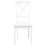 Sillas de comedor 2 unidades madera maciza de caucho blanco von , Essstühle - Ref: Foro24-4102407, Preis: 116,28 €, Rabatt: %