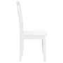 Sillas de comedor 2 unidades madera maciza de caucho blanco von , Essstühle - Ref: Foro24-4102407, Preis: 116,28 €, Rabatt: %