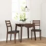 Sillas de comedor con cojines 2 uds madera maciza marrón caucho by , dining chairs - Ref: Foro24-4102516, Price: 135,58 €, Di...