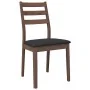 Sillas de comedor con cojines 2 uds madera maciza marrón caucho by , dining chairs - Ref: Foro24-4102516, Price: 135,58 €, Di...