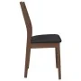 Sillas de comedor con cojines 2 uds madera maciza marrón caucho by , dining chairs - Ref: Foro24-4102516, Price: 135,58 €, Di...