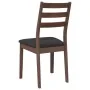 Sillas de comedor con cojines 2 uds madera maciza marrón caucho by , dining chairs - Ref: Foro24-4102516, Price: 135,58 €, Di...