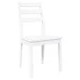 Sillas de comedor 2 unidades madera maciza de caucho blanco von , Essstühle - Ref: Foro24-4102521, Preis: 137,61 €, Rabatt: %