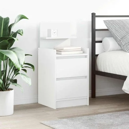 Mesillas de noche con 2 cajones 2 uds Blanco 38x34x80 cm von , Nachttische - Ref: Foro24-861356, Preis: 95,54 €, Rabatt: %