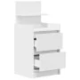 Mesillas de noche con 2 cajones 2 uds Blanco 38x34x80 cm von , Nachttische - Ref: Foro24-861356, Preis: 95,54 €, Rabatt: %