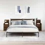 Mesillas de noche con 2 cajones 2 uds roble marrón 38x34x80 cm de , Mesitas de noche - Ref: Foro24-861368, Precio: 97,26 €, D...