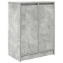 Zapatero gris hormigón 57x34x76 cm madera industrial by , Shoe racks and shoe organizers - Ref: Foro24-861871, Price: 83,03 €...
