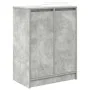 Zapatero gris hormigón 57x34x76 cm madera industrial by , Shoe racks and shoe organizers - Ref: Foro24-861871, Price: 83,03 €...