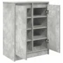 Zapatero gris hormigón 57x34x76 cm madera industrial by , Shoe racks and shoe organizers - Ref: Foro24-861871, Price: 83,03 €...