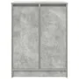 Zapatero gris hormigón 57x34x76 cm madera industrial by , Shoe racks and shoe organizers - Ref: Foro24-861871, Price: 83,03 €...
