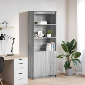 Aparador alto madera de ingeniería gris Sonoma 70x35x180 cm von , Sideboards - Ref: Foro24-3328476, Preis: 124,03 €, Rabatt: %