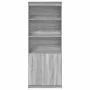 Aparador alto madera de ingeniería gris Sonoma 70x35x180 cm de , Aparadores - Ref: Foro24-3328476, Precio: 125,50 €, Descuent...
