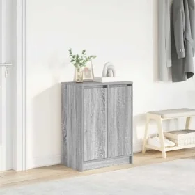 Zapatero gris Sonoma 57x34x76 cm madera de ingeniería von , Schuhregale und Schuhorganisatoren - Ref: Foro24-861873, Preis: 8...