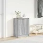 Zapatero gris Sonoma 57x34x76 cm madera de ingeniería by , Shoe racks and shoe organizers - Ref: Foro24-861873, Price: 85,32 ...