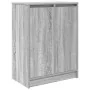 Zapatero gris Sonoma 57x34x76 cm madera de ingeniería by , Shoe racks and shoe organizers - Ref: Foro24-861873, Price: 85,32 ...