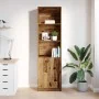 Aparador de madera vieja 50x35x180 cm Madera de ingeniería by , Sideboards - Ref: Foro24-3328469, Price: 106,33 €, Discount: %