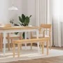 Banco 110 cm Madera Maciza Caucho von , Ess- und Küchenbänke - Ref: Foro24-4102604, Preis: 78,64 €, Rabatt: %