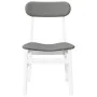 Sillas de comedor con cojines 2uds madera maciza blanco caucho von , Essstühle - Ref: Foro24-4102439, Preis: 154,67 €, Rabatt: %