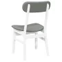 Sillas de comedor con cojines 2uds madera maciza blanco caucho von , Essstühle - Ref: Foro24-4102439, Preis: 154,67 €, Rabatt: %