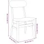 Sillas de comedor con cojines 2uds madera maciza blanco caucho von , Essstühle - Ref: Foro24-4102439, Preis: 154,67 €, Rabatt: %