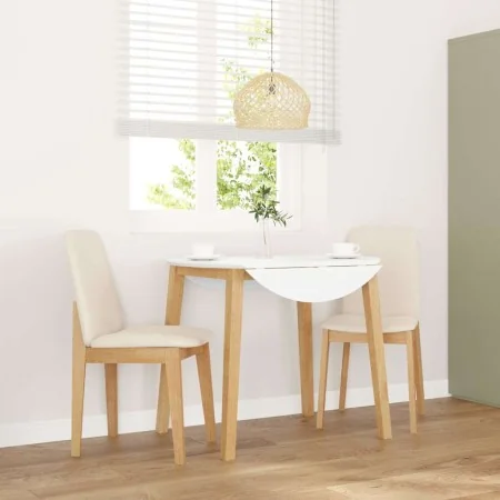 Sillas de comedor con cojines 2 uds madera maciza caucho von , Essstühle - Ref: Foro24-4102445, Preis: 122,32 €, Rabatt: %