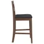 Taburetes de bar con cojines 2 uds madera maciza marrón caucho by , Kitchen stools - Ref: Foro24-4102556, Price: 142,94 €, Di...