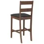 Taburetes de bar con cojines 2 uds madera maciza marrón caucho by , Kitchen stools - Ref: Foro24-4102556, Price: 142,94 €, Di...