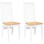 Sillas de comedor 2 unidades madera maciza de caucho blanco von , Essstühle - Ref: Foro24-4102458, Preis: 148,12 €, Rabatt: %