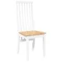 Sillas de comedor 2 unidades madera maciza de caucho blanco von , Essstühle - Ref: Foro24-4102458, Preis: 148,12 €, Rabatt: %