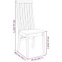 Sillas de comedor 2 unidades madera maciza de caucho blanco von , Essstühle - Ref: Foro24-4102458, Preis: 148,12 €, Rabatt: %