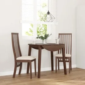 Sillas de comedor con cojines 2 uds madera maciza marrón caucho von , Essstühle - Ref: Foro24-4102453, Preis: 145,65 €, Rabat...