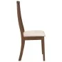 Sillas de comedor con cojines 2 uds madera maciza marrón caucho von , Essstühle - Ref: Foro24-4102453, Preis: 145,65 €, Rabat...