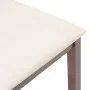 Sillas de comedor con cojines 2 uds madera maciza marrón caucho von , Essstühle - Ref: Foro24-4102453, Preis: 145,65 €, Rabat...