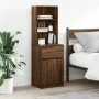 Mesilla de noche roble marrón 39x35x125 cm madera de ingeniería von , Nachttische - Ref: Foro24-861316, Preis: 70,70 €, Rabat...