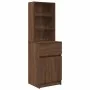 Mesilla de noche roble marrón 39x35x125 cm madera de ingeniería von , Nachttische - Ref: Foro24-861316, Preis: 70,70 €, Rabat...