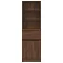 Mesilla de noche roble marrón 39x35x125 cm madera de ingeniería von , Nachttische - Ref: Foro24-861316, Preis: 70,70 €, Rabat...