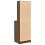 Mesilla de noche roble marrón 39x35x125 cm madera de ingeniería von , Nachttische - Ref: Foro24-861316, Preis: 70,70 €, Rabat...