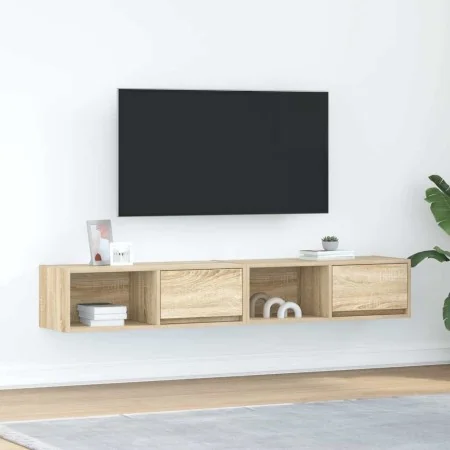 Muebles de TV 2 uds Roble Sonoma 80x31x25,5cm Madera ingeniería von , TV-Möbel - Ref: Foro24-861459, Preis: 70,79 €, Rabatt: %
