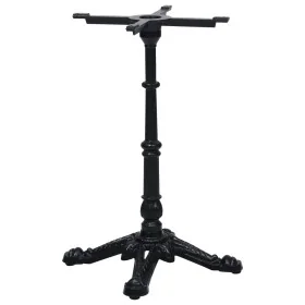 Pata de mesa de bistró negra 52x52x72 cm de hierro fundido by , Table legs - Ref: Foro24-325433, Price: 105,14 €, Discount: %