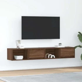 Muebles de TV 2uds Roble marrón 80x31x25,5 cm Madera ingeniería von , TV-Möbel - Ref: Foro24-861467, Preis: 73,53 €, Rabatt: %