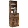 Mesilla de noche roble ahumado 39x35x125 cm Madera ingeniería by , Nightstands - Ref: Foro24-861314, Price: 68,86 €, Discount: %