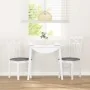 Sillas de comedor con cojines 2uds madera maciza blanco caucho by , dining chairs - Ref: Foro24-4102413, Price: 114,96 €, Dis...