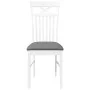 Sillas de comedor con cojines 2uds madera maciza blanco caucho by , dining chairs - Ref: Foro24-4102413, Price: 114,96 €, Dis...