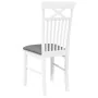 Sillas de comedor con cojines 2uds madera maciza blanco caucho by , dining chairs - Ref: Foro24-4102413, Price: 114,96 €, Dis...