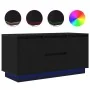 Mueble de TV con luces LED roble negro 100x41x50 cm von , TV-Möbel - Ref: Foro24-861410, Preis: 110,45 €, Rabatt: %
