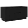 Mueble de TV con luces LED roble negro 100x41x50 cm von , TV-Möbel - Ref: Foro24-861410, Preis: 110,45 €, Rabatt: %