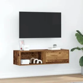 Mueble para TV madera contrachapada envejecida 100x31x25,5 cm von , TV-Möbel - Ref: Foro24-861486, Preis: 57,81 €, Rabatt: %