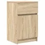 Mesilla de noche roble Sonoma 39x35x65 cm Madera de ingeniería by , Nightstands - Ref: Foro24-861323, Price: 50,57 €, Discoun...